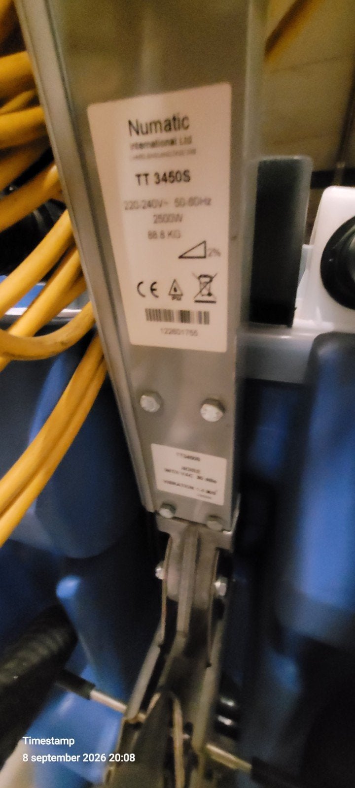 Numatic schrobzuigautomaat TT 3450S met borstel, Doe-het-zelf en Verbouw, Ophalen, Gebruikt, Schrobmachine