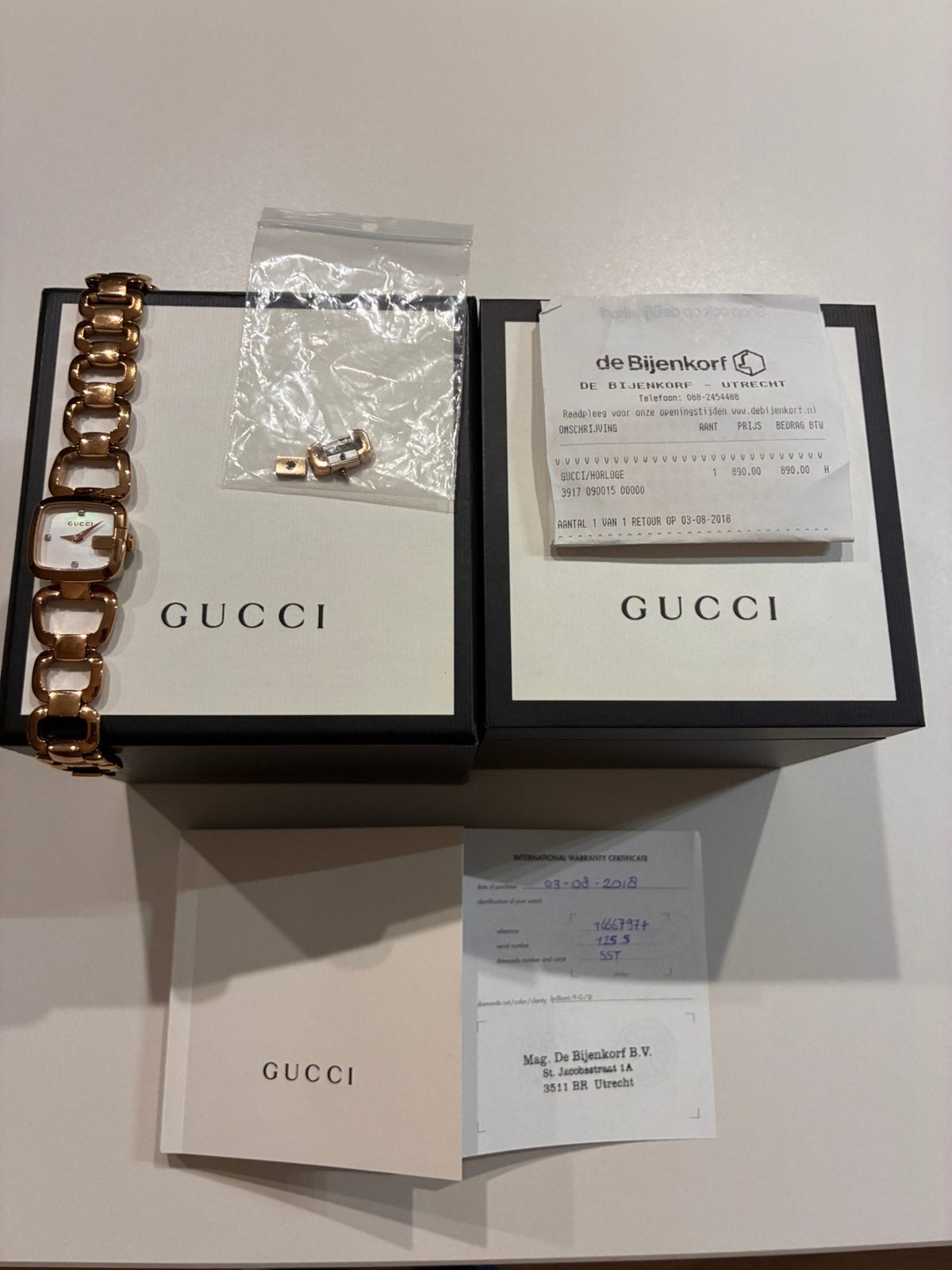 Cucci 1500L horloge, Sieraden, Tassen en Uiterlijk, Overige merken, Overige materialen, Polshorloge, Ophalen of Verzenden