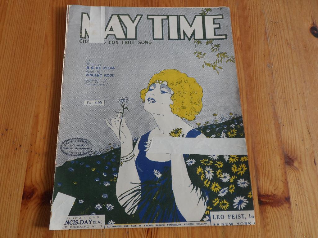 May time - vincent rose / b. G. De sylva, Zang, Gebruikt, Ophalen of Verzenden, Artiest of Componist