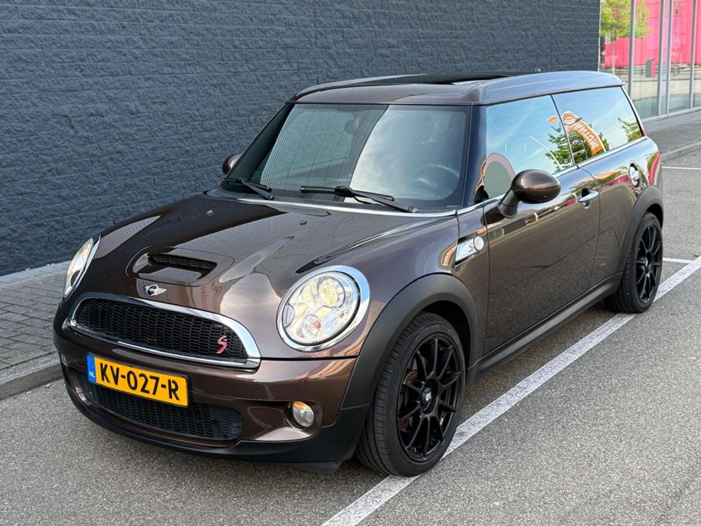 Mini Clubman 1.6 Cooper S 2010 Bruin, Auto's, Mini, Stof, 4 cilinders, Bruin, 4 stoelen