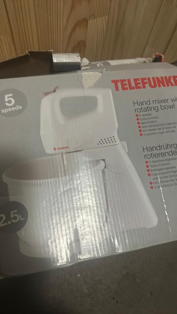 Mixer  nieuw, Witgoed en Apparatuur, Broodbakmachines, Ophalen of Verzenden, Zo goed als nieuw