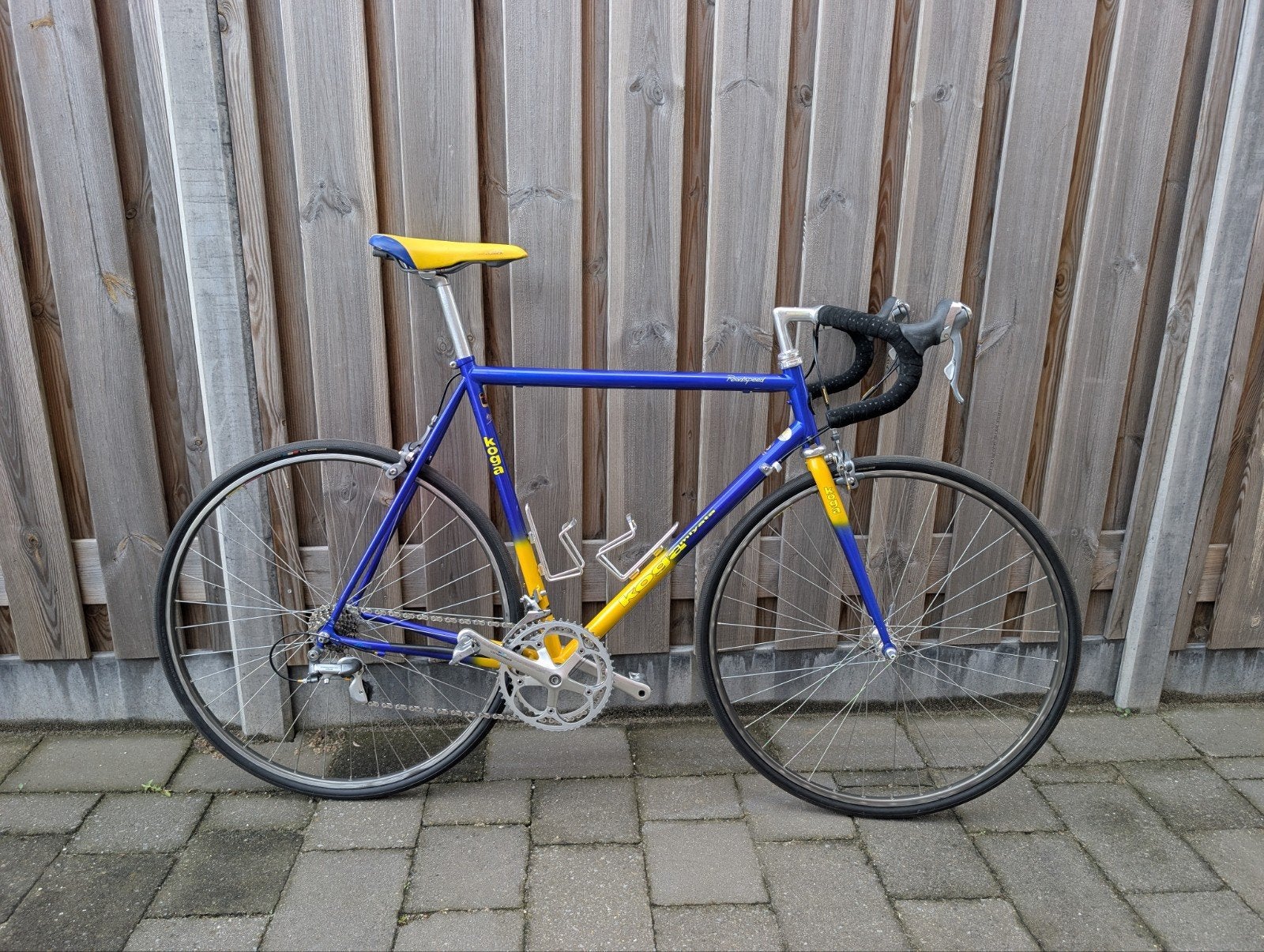 Koga Miyata Roadspeed Racefiets - Blauw/Geel, 28 inch, Gebruikt, Staal, Ophalen of Verzenden