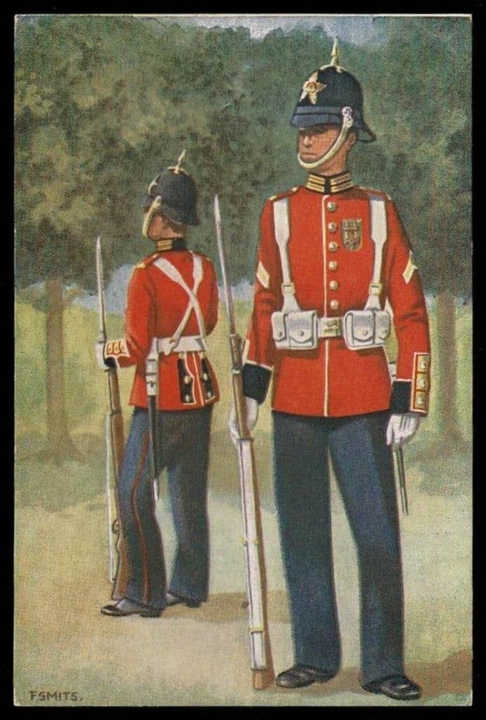 militaria : Garderegiment "Prinses Irene" - Ceremoniële tenu, Ophalen of Verzenden, Landmacht, Nederland, Foto of Poster