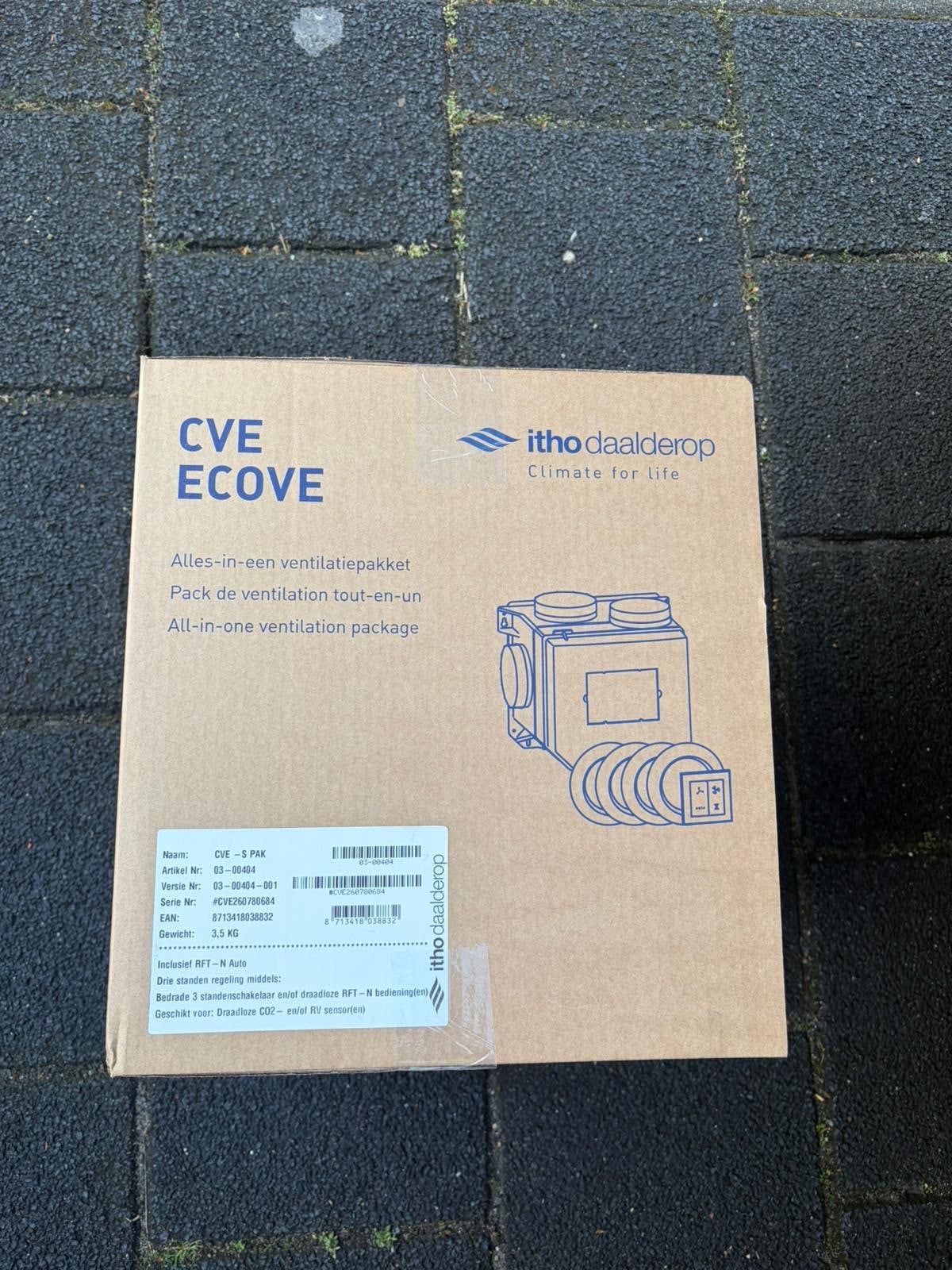 Itho Daalderop CVE Nieuw, Ophalen of Verzenden, Nieuw, Ventilator en Afzuiger