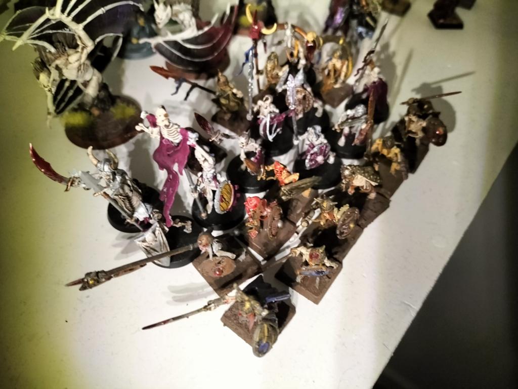Warhammer Fantasy Undead Leger - Geverfd, Hobby en Vrije tijd, Wargaming, Figuurtje(s), Warhammer, Ophalen of Verzenden, Zo goed als nieuw