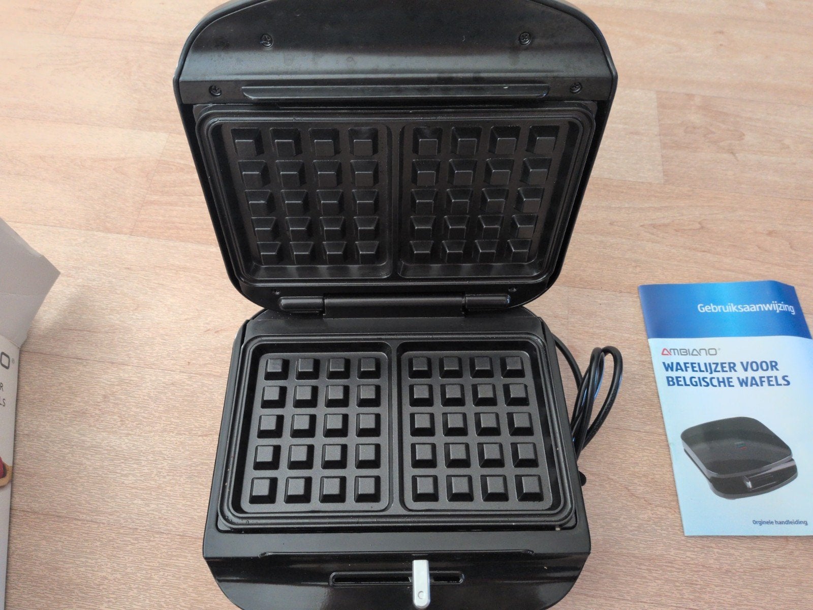 Wafelijzer voor Belgische wafels, Witgoed en Apparatuur, Ophalen of Verzenden, Gebruikt
