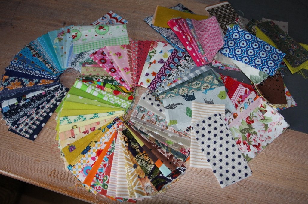 Pakketje met lapjes, Overige kleuren, Nieuw, Ophalen of Verzenden, 30 tot 120 cm