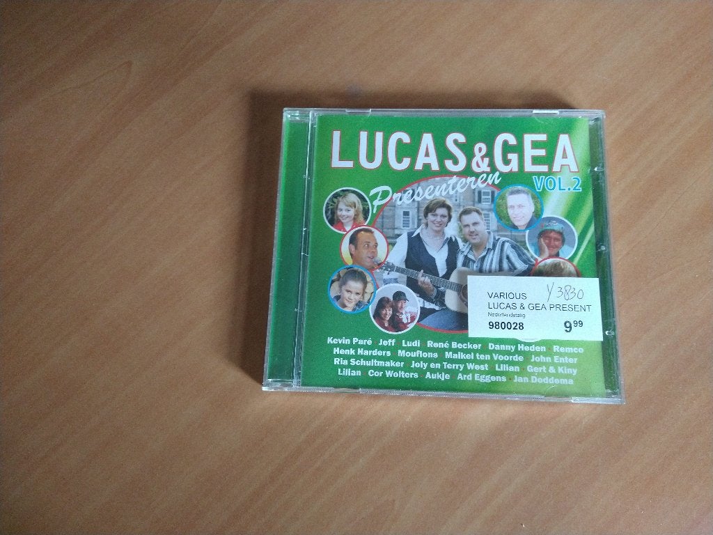 CD Lucas & Gea presenteren volume 2, Ophalen of Verzenden, Zo goed als nieuw