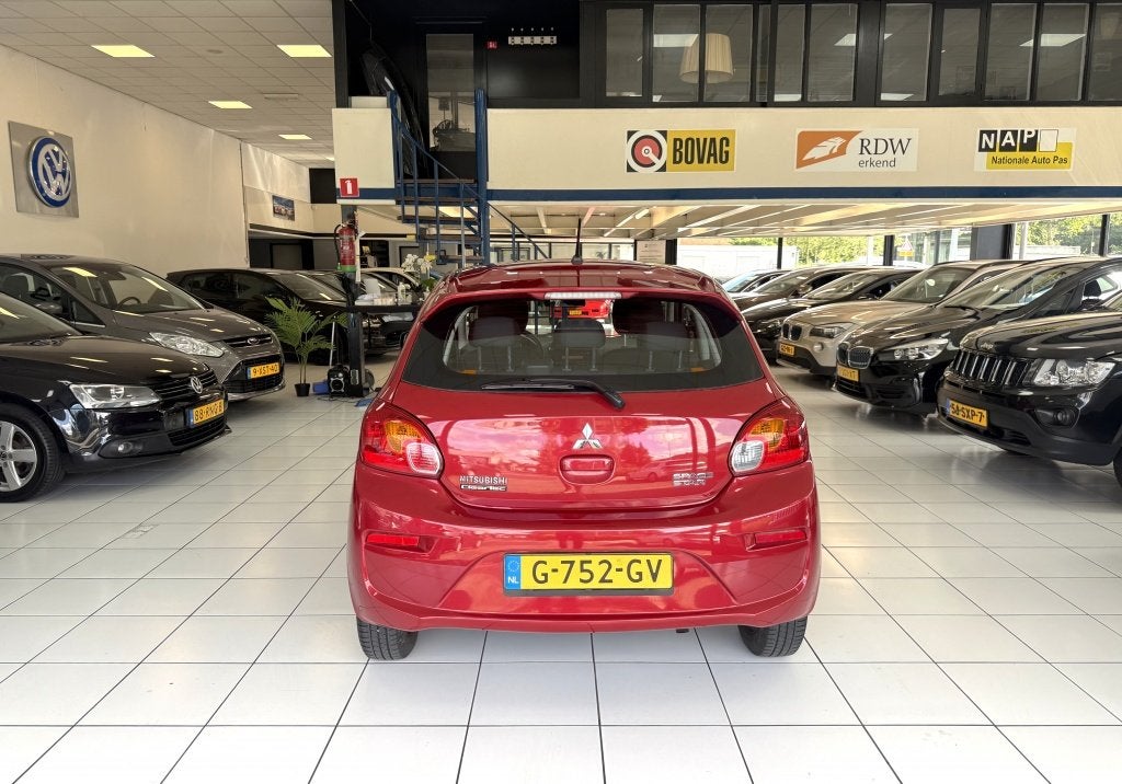 Mitsubishi Space Star 1.0 Cool Bovag Garantie Airco, Auto's, Mitsubishi, Stof, Gebruikt, Euro 6, Start-stop-systeem