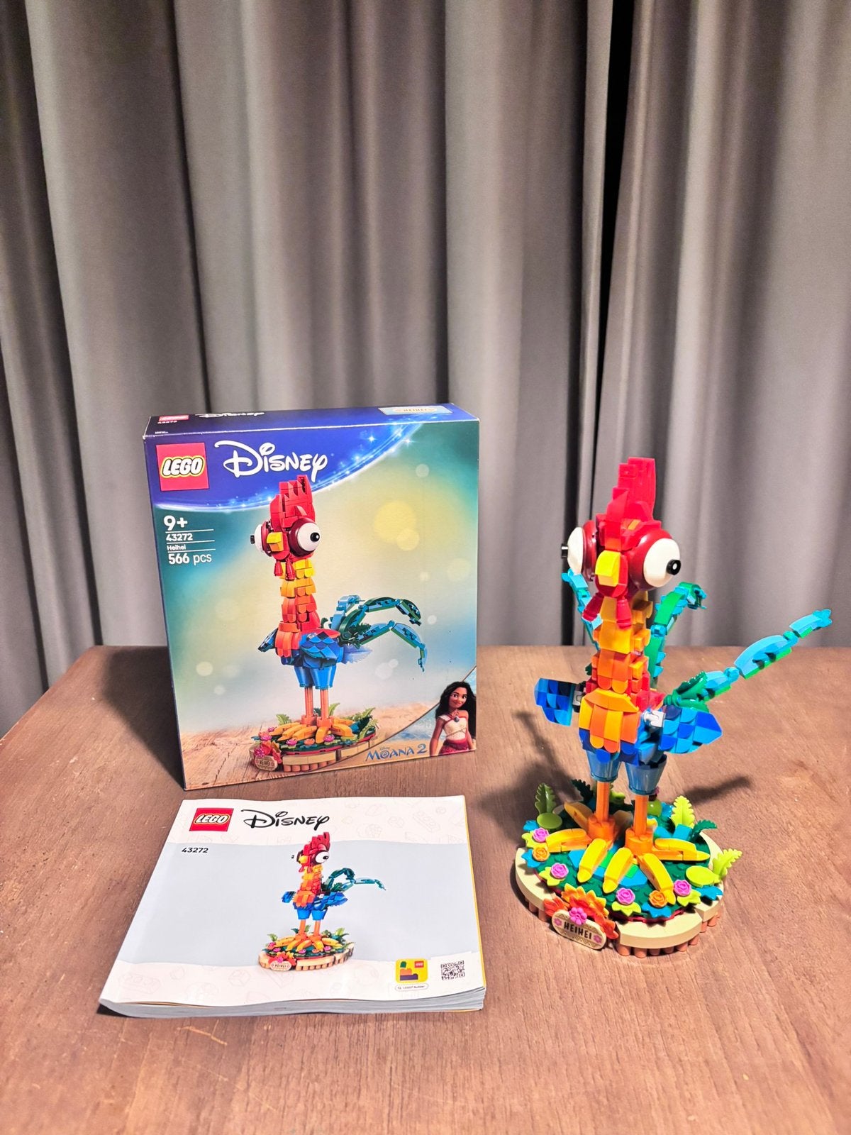 LEGO Disney 43272 Heihei (met doos) Uit de film Vaiana 2, Ophalen of Verzenden, Zo goed als nieuw