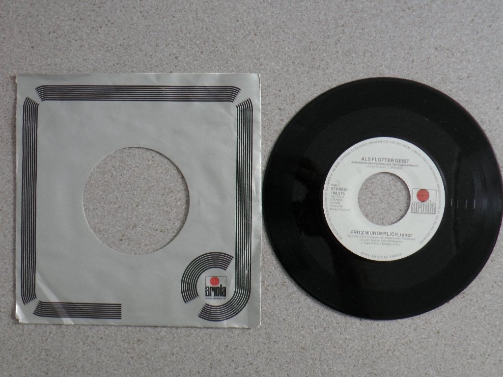 Fritz Wunderlich - Als flotter Geist OPRUIMING, Gebruikt, 7 inch, Ophalen of Verzenden, Pop