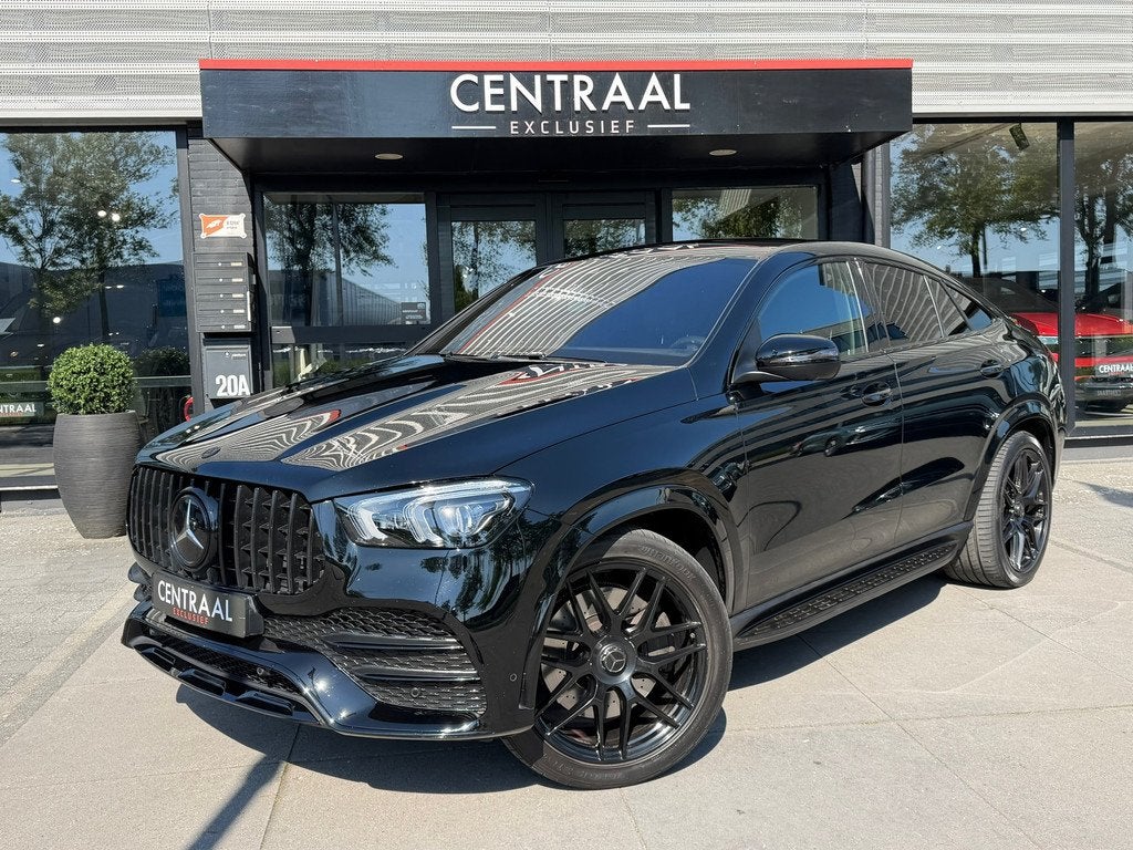 Mercedes-Benz GLE-klasse Coupé 350 de 4MATIC AMG Pano|Burme, Auto's, Mercedes-Benz, Gebruikt, 4 cilinders, 320 pk, Zwart