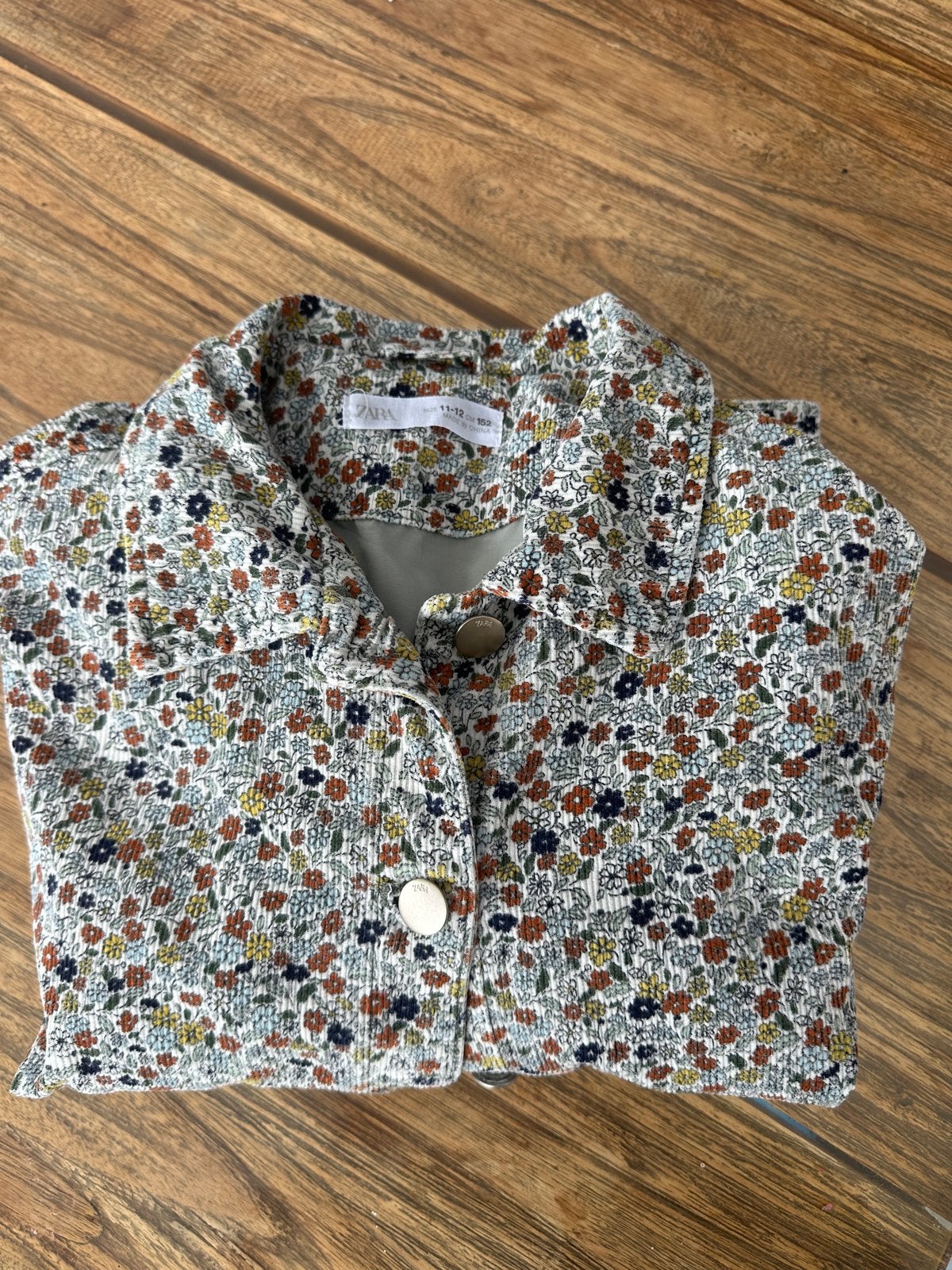 Zara jasje met bloemenprint - maat 152, Ophalen of Verzenden, Zo goed als nieuw, Maat 34 (XS) of kleiner, Overige kleuren