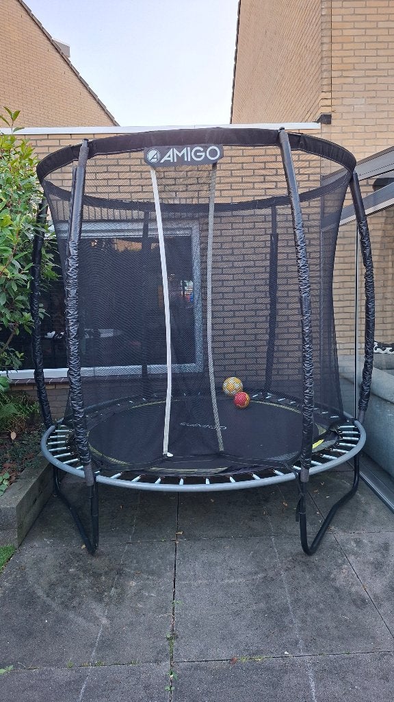 Trampoline groot, Ophalen, Zo goed als nieuw