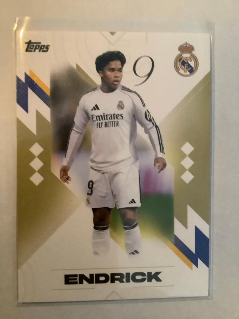 Endrick Topps Spelerskaart Real Madrid #24, Ophalen of Verzenden, Zo goed als nieuw, Plaatje