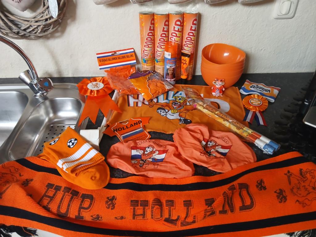 Oranje/Voetbal set, Ophalen, Oranje of Koningsdag