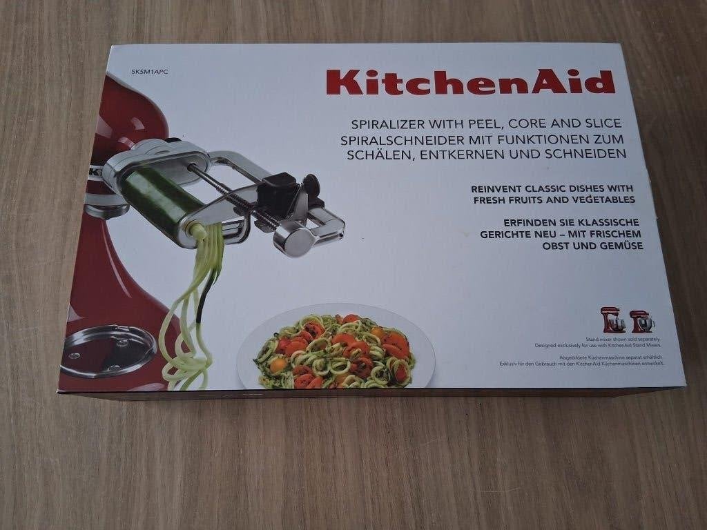Nette kitchenaid spiraalsnijder - weinig gebruikt, 4 liter of meer, Ophalen of Verzenden, Zo goed als nieuw, 3 snelheden of meer