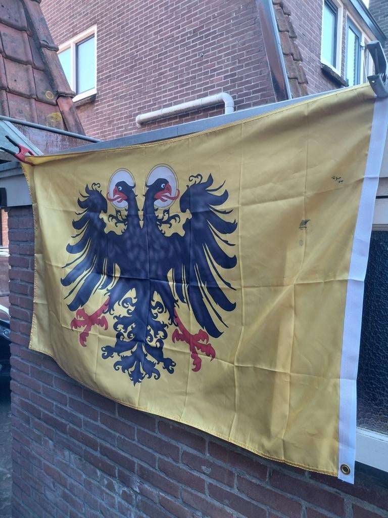 Vlag met dubbele adelaar, Ophalen of Verzenden, Nieuw