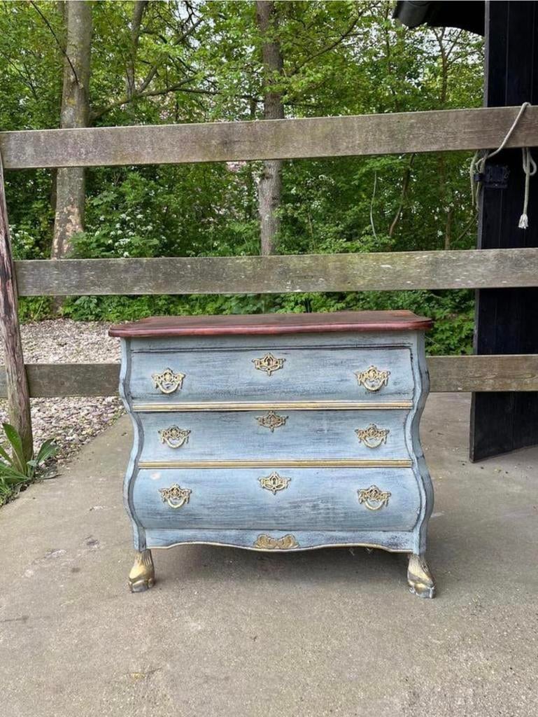 Vintage Buikkastje, Ophalen, 50 tot 100 cm, Zo goed als nieuw, 3 of 4 laden