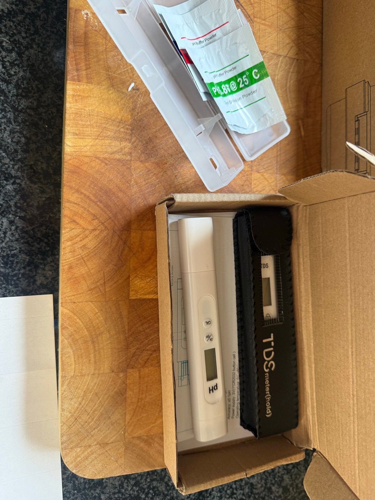 Digitale pH- en TDS-meter set voor waterkwaliteit, Ophalen, Nieuw