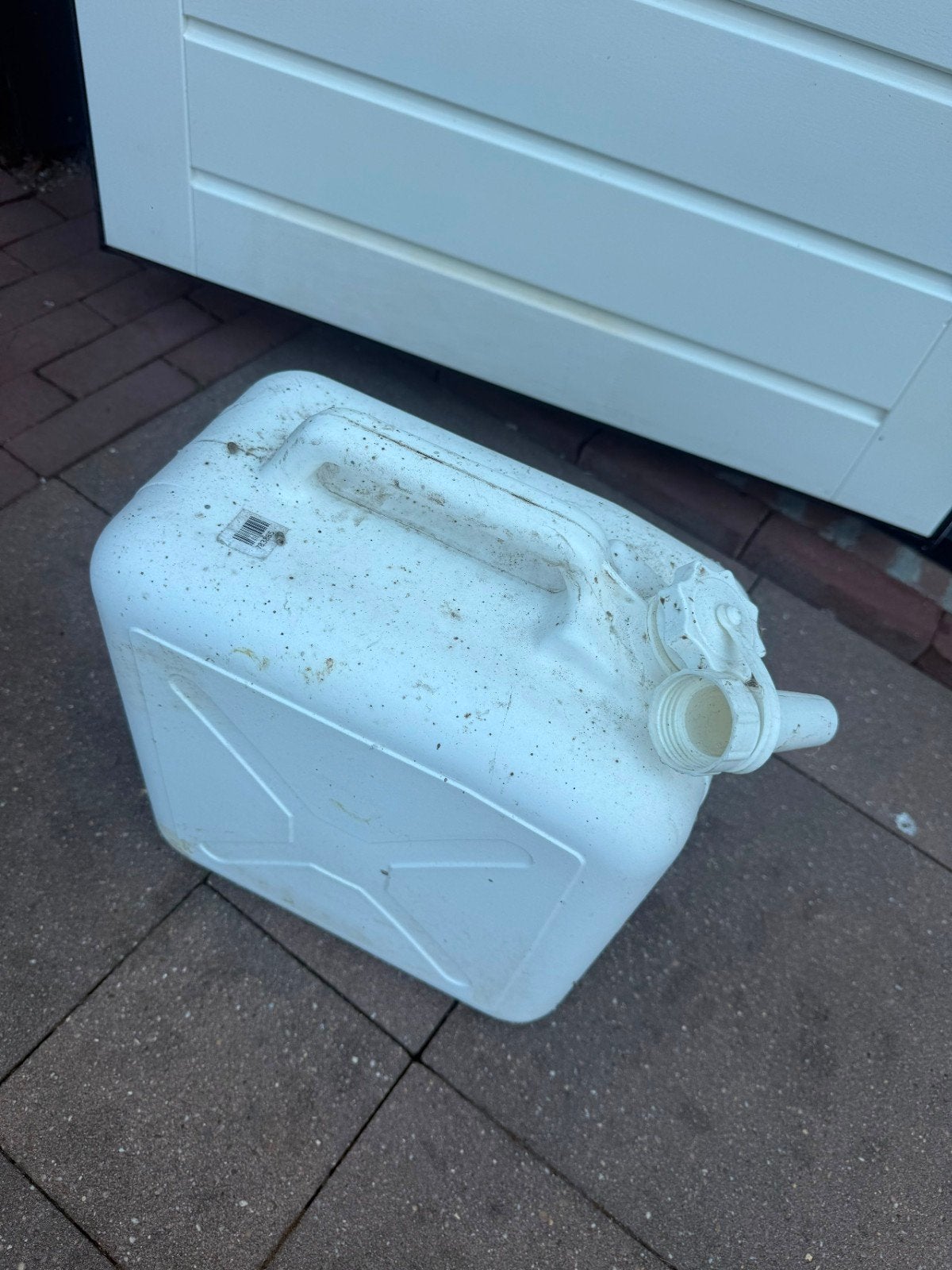 Witte jerrycan, 10 liter, Auto diversen, Auto-accessoires, Gebruikt, Ophalen