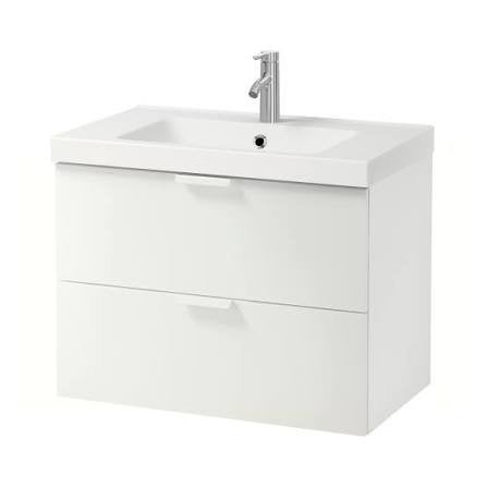 Ikea Godmorgon badkamermeubel 100 cm, Huis en Inrichting, Ophalen, Gebruikt, 50 tot 100 cm, Minder dan 100 cm