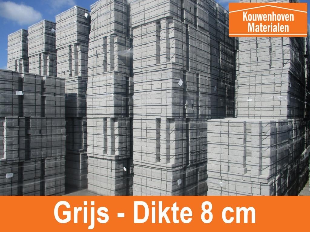 Betonklinkers | Klinkers | Bestrating | B keus | 8cm, Verzenden, Klinkers, Nieuw, 10 m² of meer
