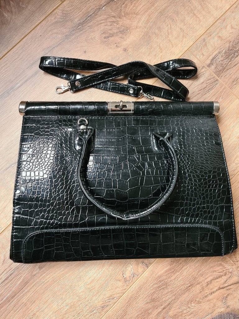 Zwarte tas, Sieraden, Tassen en Uiterlijk, Tassen | Damestassen, Ophalen of Verzenden, Gebruikt, Zwart, Handtas