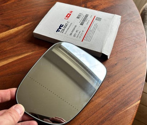 Spiegelglas verwarmd Volvo V70 II - Rechts, Ophalen of Verzenden, Nieuw, Volvo