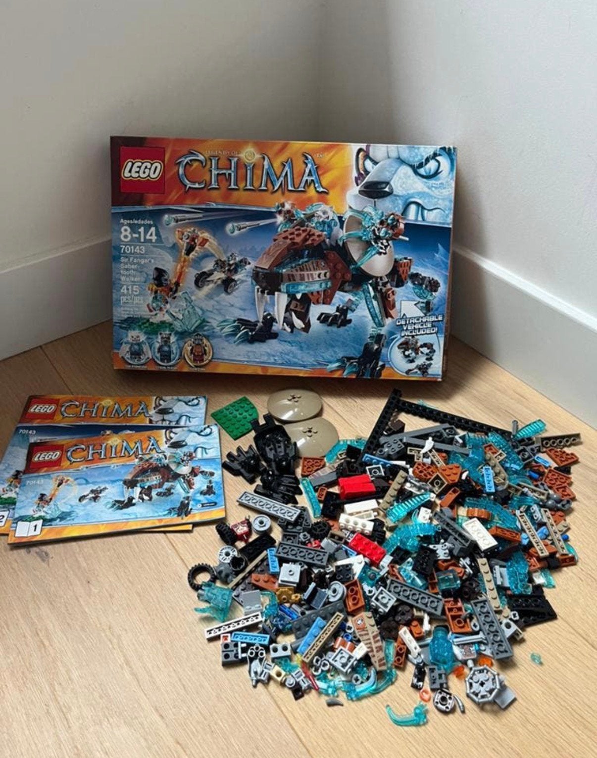 Lego chima 70143 set, Overige thema's, Lego, Ophalen of Verzenden, Zo goed als nieuw