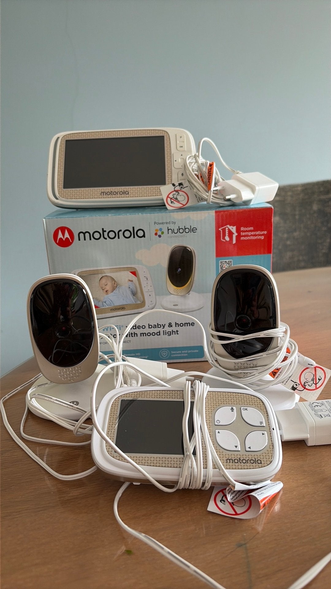 Motorola WiFi babyfoon, Kinderen en Baby's, Babyfoons, Ophalen of Verzenden, Zo goed als nieuw, 250 meter of meer, Camera