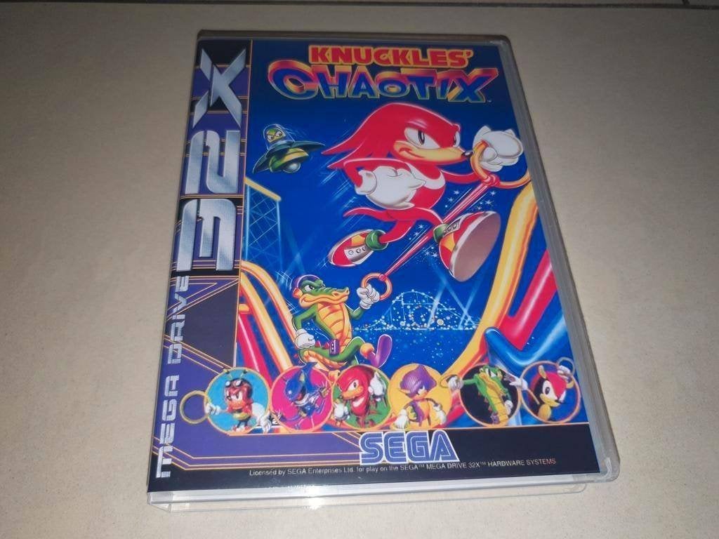 Knuckles Chaotix Sega 32X Game Case, Verzenden, 1 speler, Zo goed als nieuw, Vanaf 3 jaar