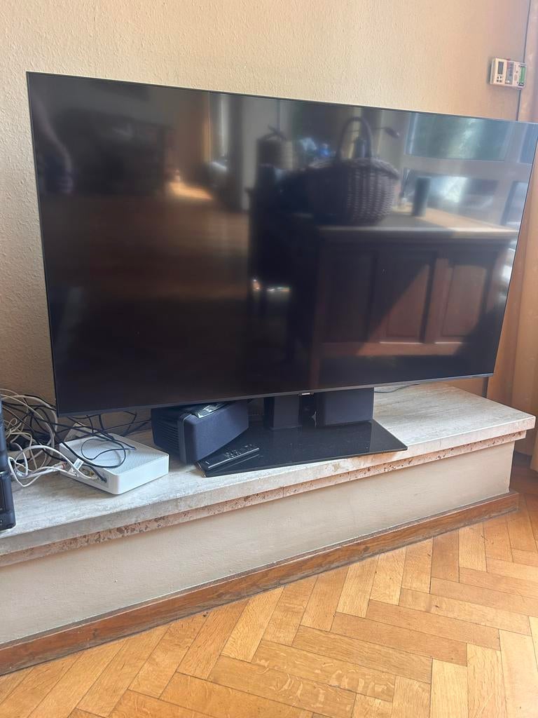 Samsung 55 inch 4K Smart TV - TU55CU7105K, Ophalen, LED, 50 Hz, Zo goed als nieuw