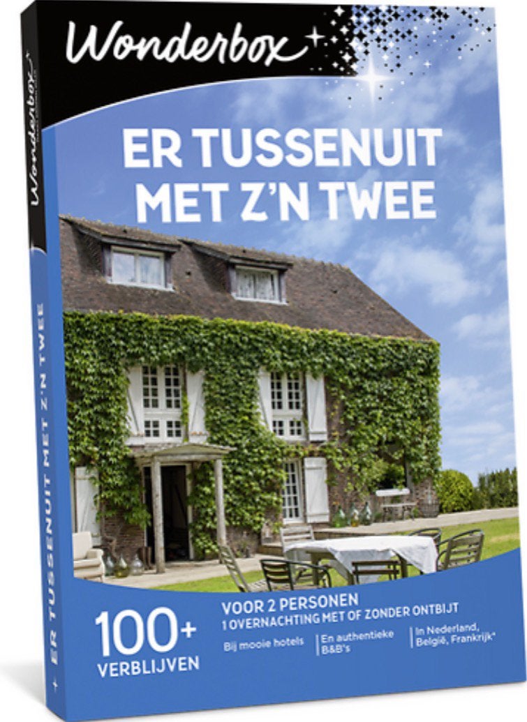Nachtje weg voor 2, Tickets en Kaartjes, Twee personen, 1 overnachting