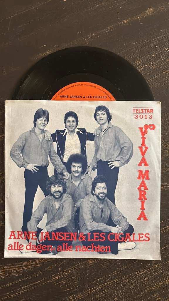 Arne Jansen & Les Cigales - Viva Maria, Ophalen of Verzenden, Zo goed als nieuw, Nederlandstalig