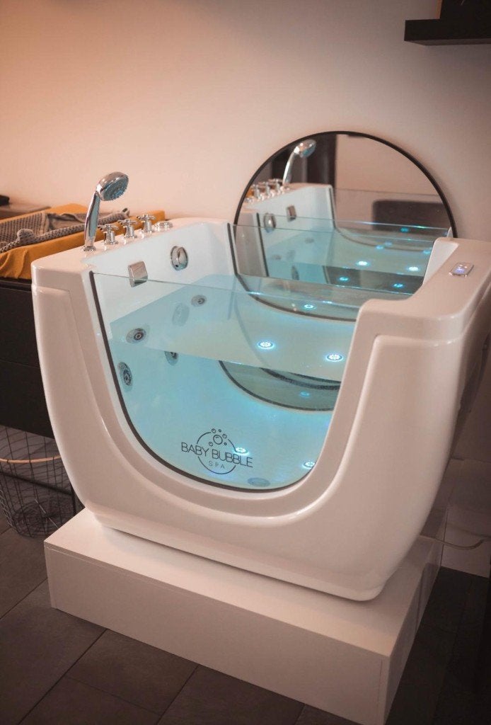 Professioneel Baby Spa bad Scheffmann – TÜV gekeurd – €999, Ophalen, Zo goed als nieuw, Bad