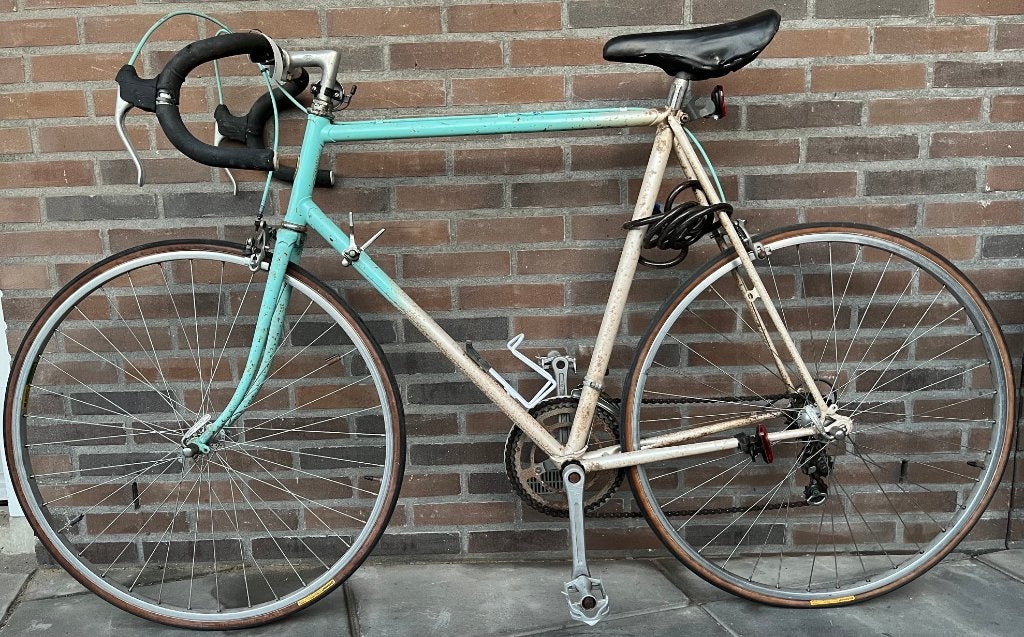 Koga Miyata vintage racefiets frameschakeling izgst 59cm, Ophalen, 28 inch, Gebruikt, Velgrem