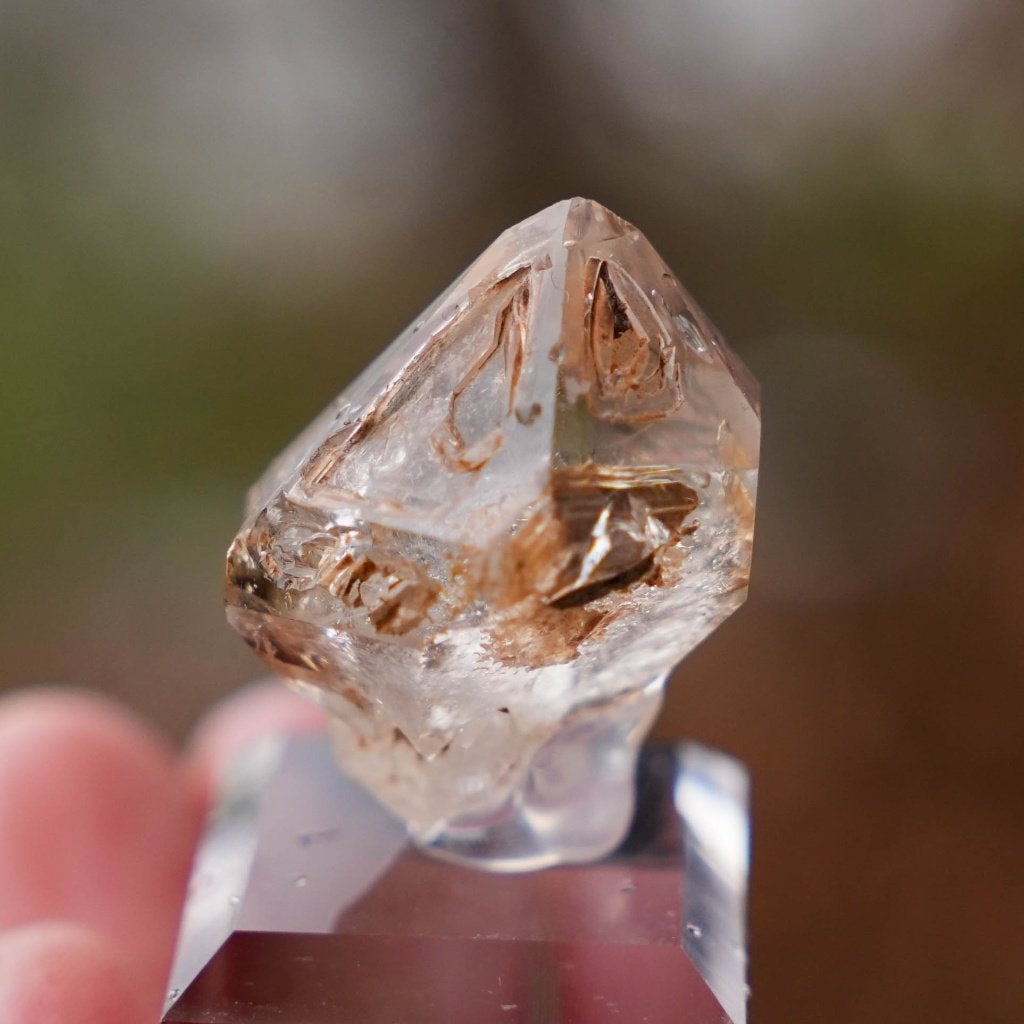 Kwarts uit Goboboseb, Namibië #1, Ophalen of Verzenden, Mineraal