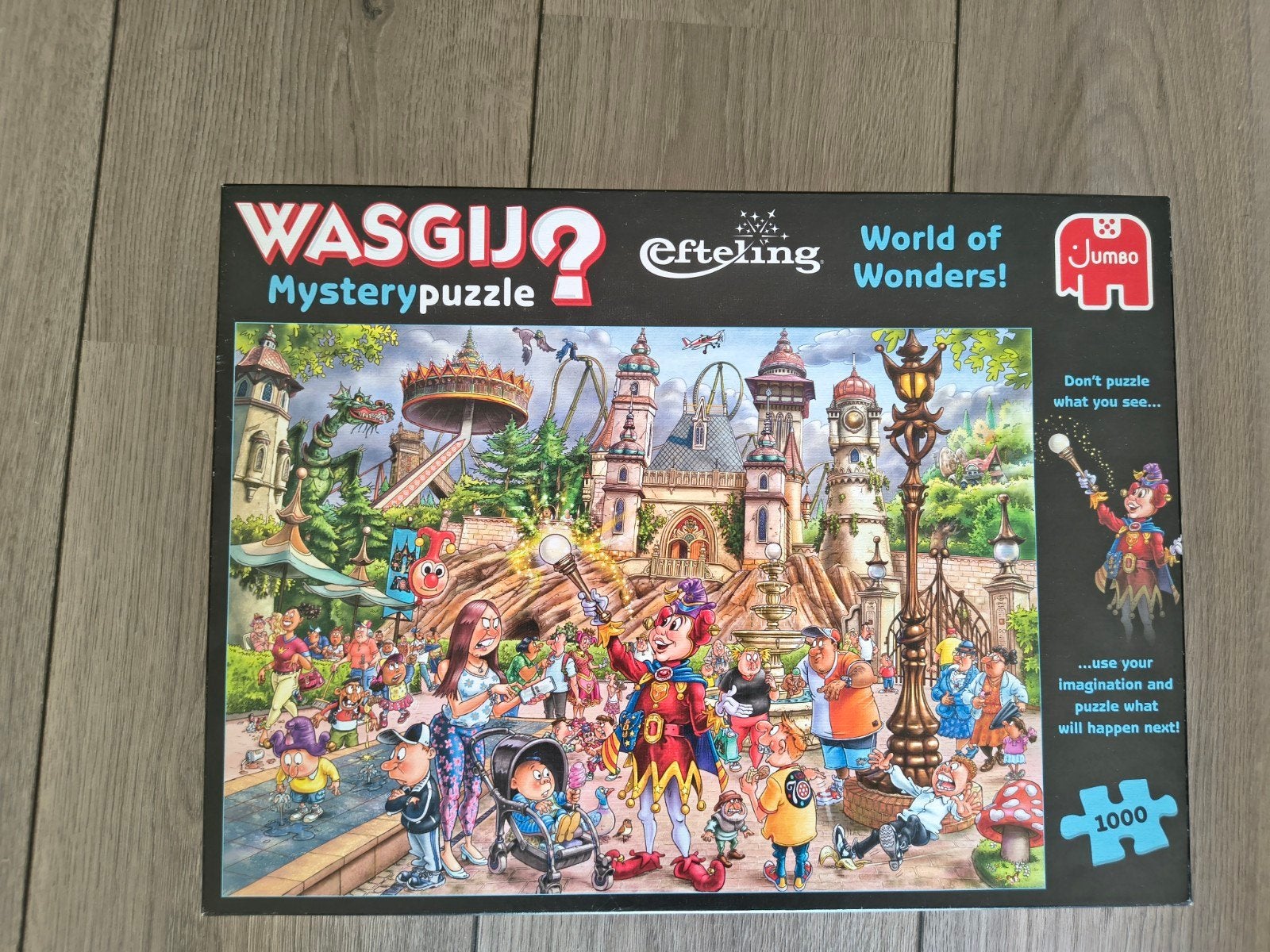 Efteling - WasGij puzzel 1000 stukjes, Hobby en Vrije tijd, Denksport en Puzzels, Ophalen, 500 t/m 1500 stukjes, Zo goed als nieuw