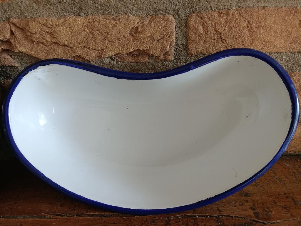 (108) Emaille scheerbekken, Antiek en Kunst, Verzenden