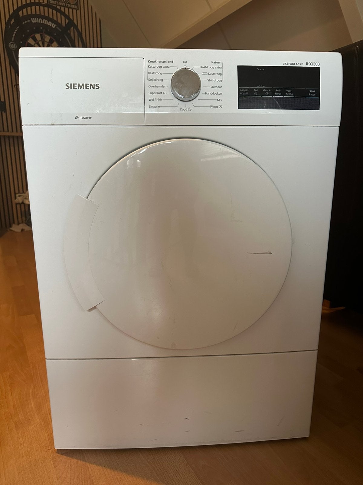 Siemens iSentoric extraklasse iQ300 wasdroger droogtrommel, Ophalen, Gebruikt, Minder dan 85 cm, Luchtafvoer