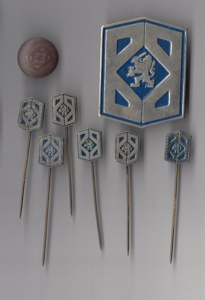 Bescherming Bevolking BB knoop, broche en speldjes, Niet vindbaar, Niet vindbaar, Nederland, Embleem of Badge