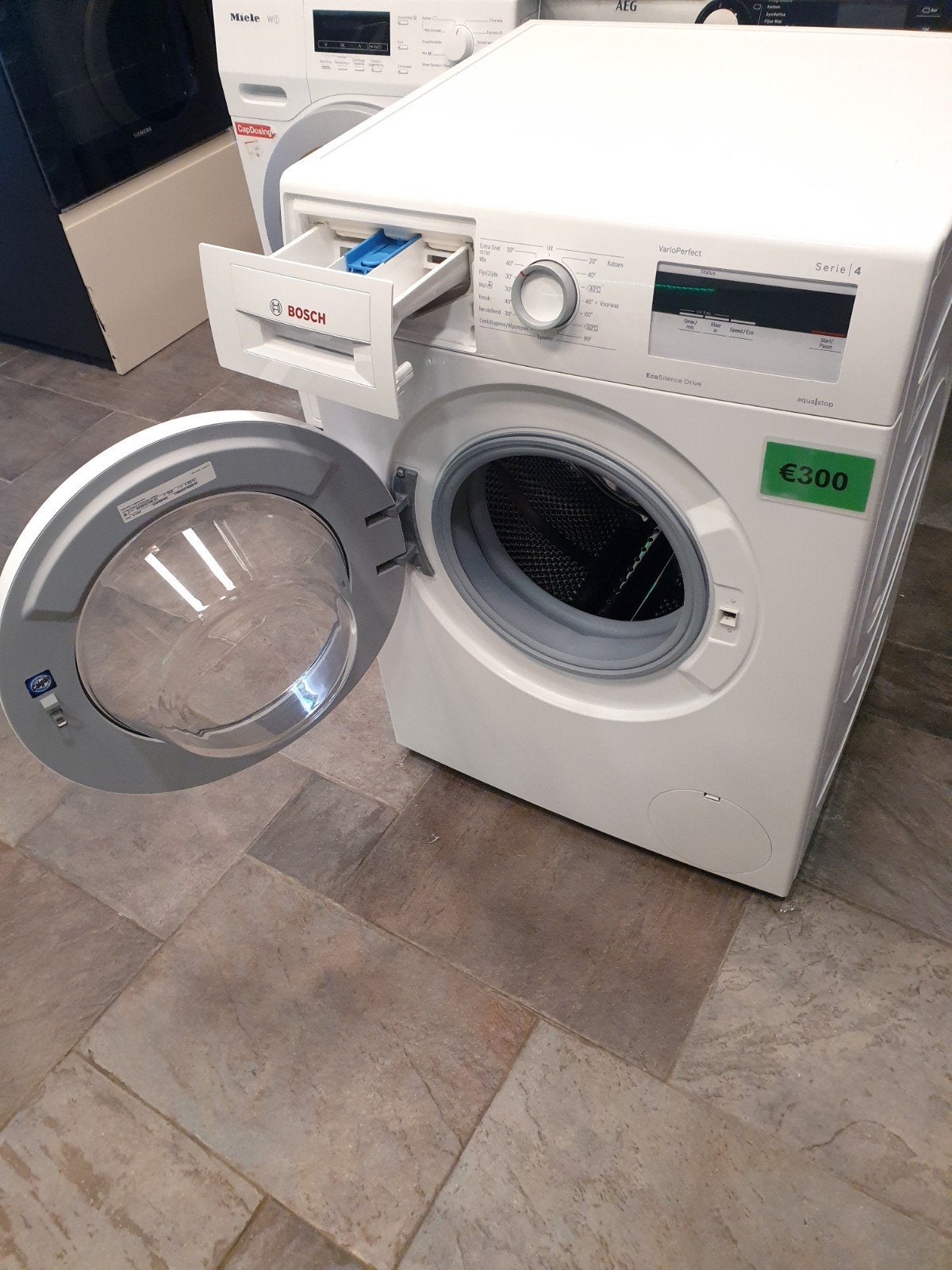 bosch wasmachine 7kg A+ inc 6 mnd garantie, Witgoed en Apparatuur, Ophalen, Zo goed als nieuw, Voorlader, 85 tot 90 cm