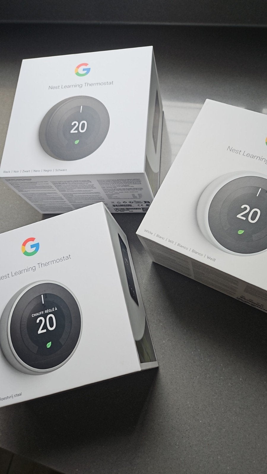 Google Nest Learning Thermostat 3e generatie - Diverse kleur, Doe-het-zelf en Verbouw, Ophalen of Verzenden, Slimme thermostaat