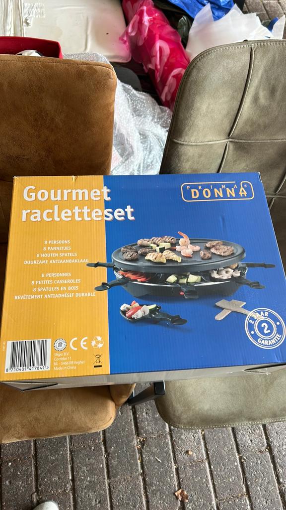 Prima Donna Gourmet Racletteset - 8 Personen, Ophalen of Verzenden, Nieuw