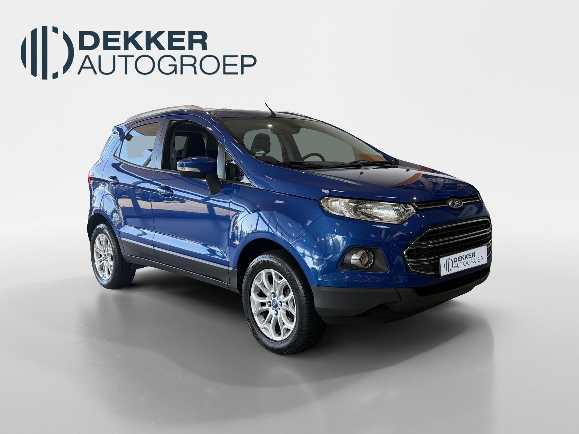 Ford EcoSport 1.0 EcoBoost Titanium Cruisecontrol, Auto's, Voorwielaandrijving, Gebruikt, Ecosport, Blauw