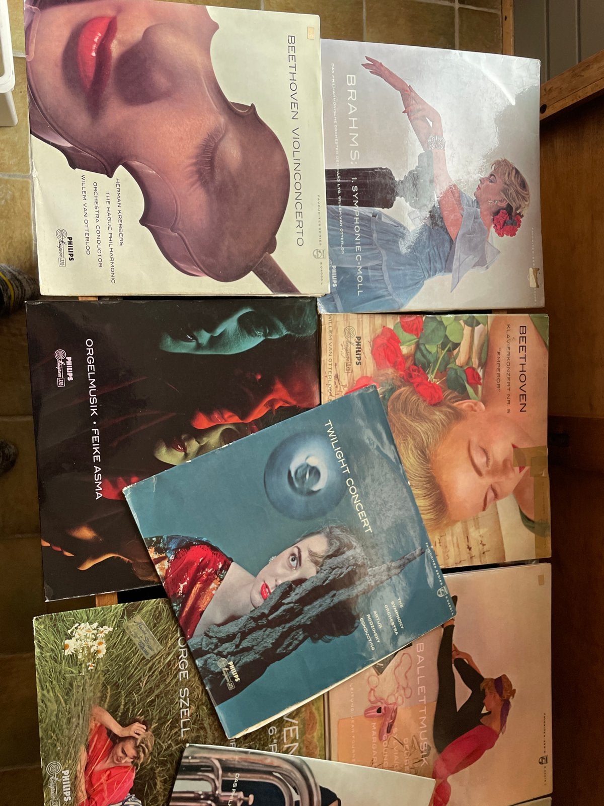 14 LP's met hoesfoto's van Paul Huf - Klassieke muziek, Cd's en Dvd's, Fotohoes, Ophalen of Verzenden, Gebruikt, LP