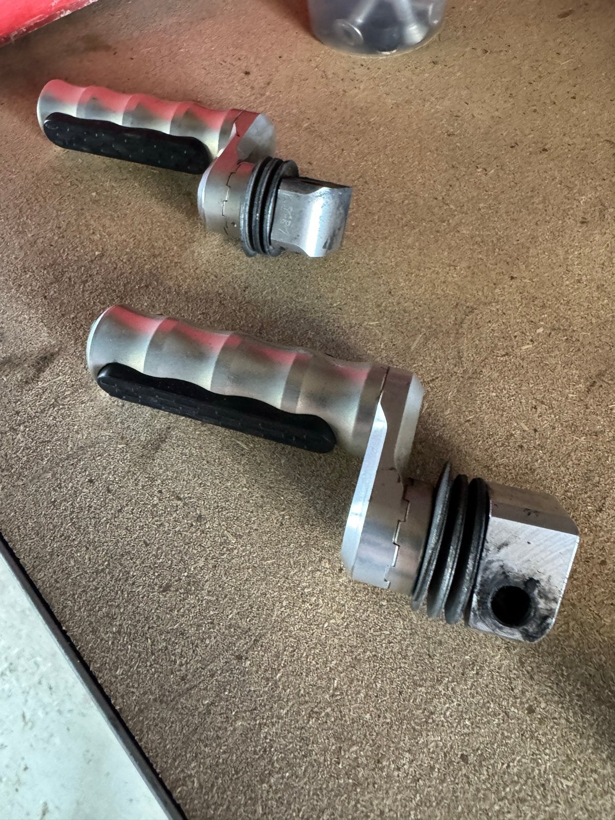 Extra brede voetsteunen BMW R1150 RT (passen op meerdere mod, Ophalen of Verzenden, Gebruikt
