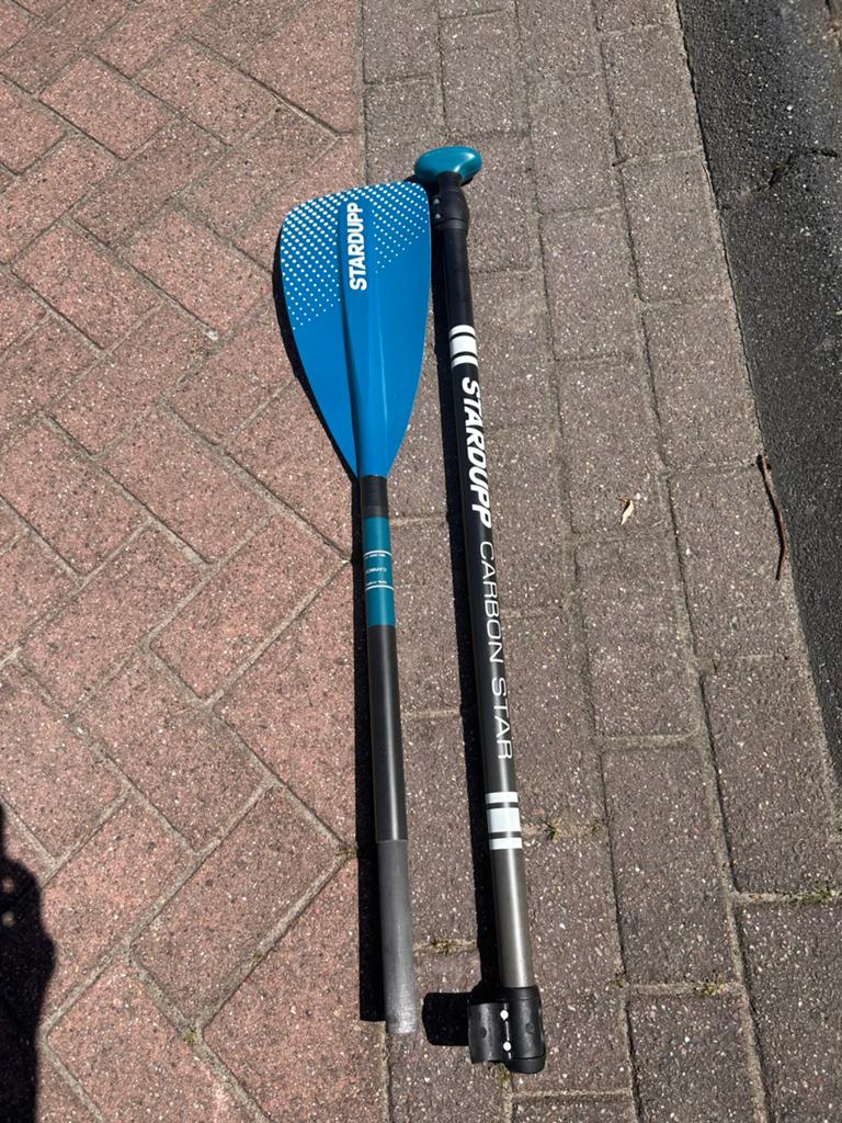 Stardupp Carbon Star SUP peddel - 70% Carbon, Watersport en Boten, Suppen, Ophalen, Zo goed als nieuw, SUP-peddels