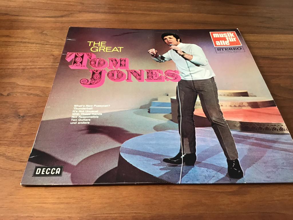 LP, THE GREAT TOM JONES, DECCA ND-263, Cd's en Dvd's, Vinyl | Pop, Ophalen of Verzenden, Zo goed als nieuw, 12 inch
